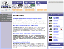 Tablet Screenshot of pokerbonushelp.com